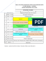 Jadwal Kegiatan Orientasi PMR