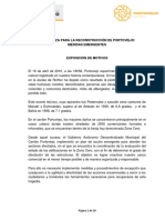Ordenanza para La Reconstruccion de Portoviejo - Medidas Emergentes