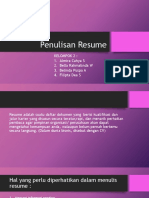 Penulisan Resume