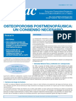 Osteoporosis Postmenopausica Un Consenso Necesario1