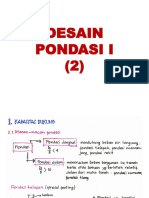 Desain Pondasi I