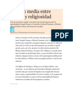 Filósofo Media Entre Ciencia y Religiosidad