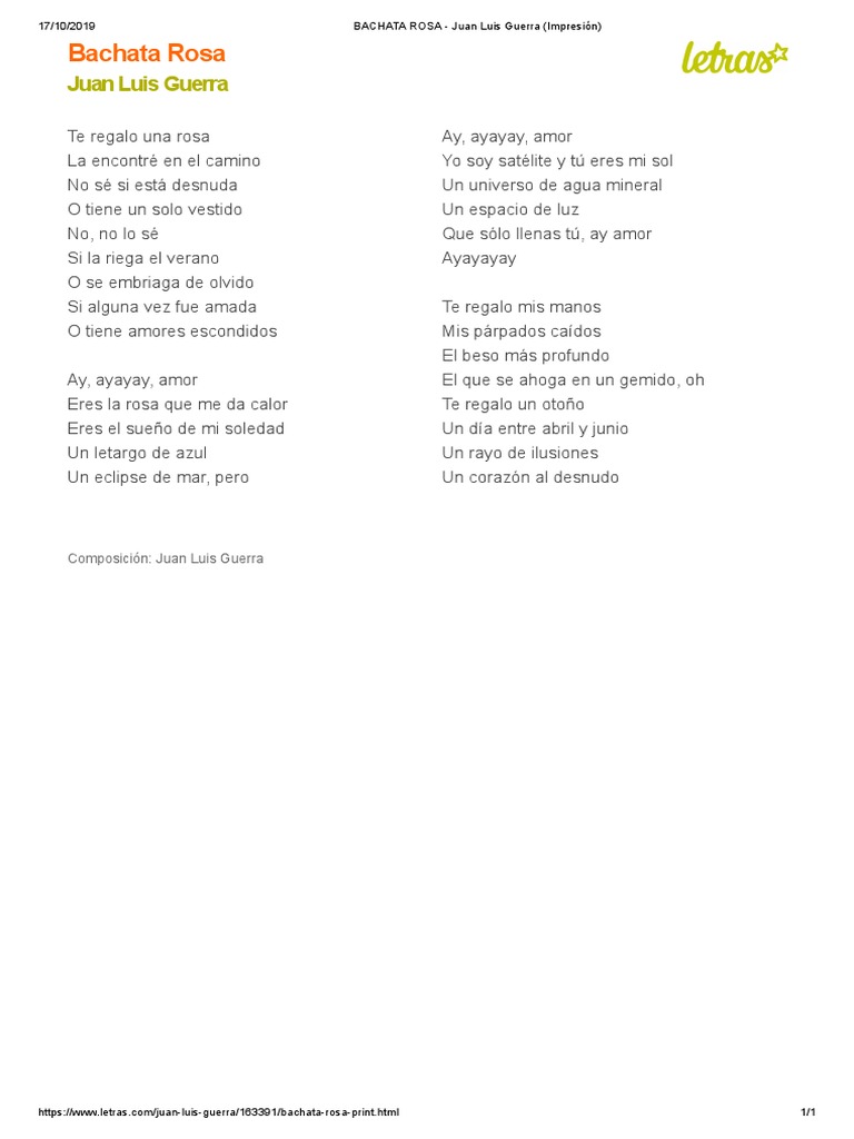 Te Regalo Una Rosa Lyrics