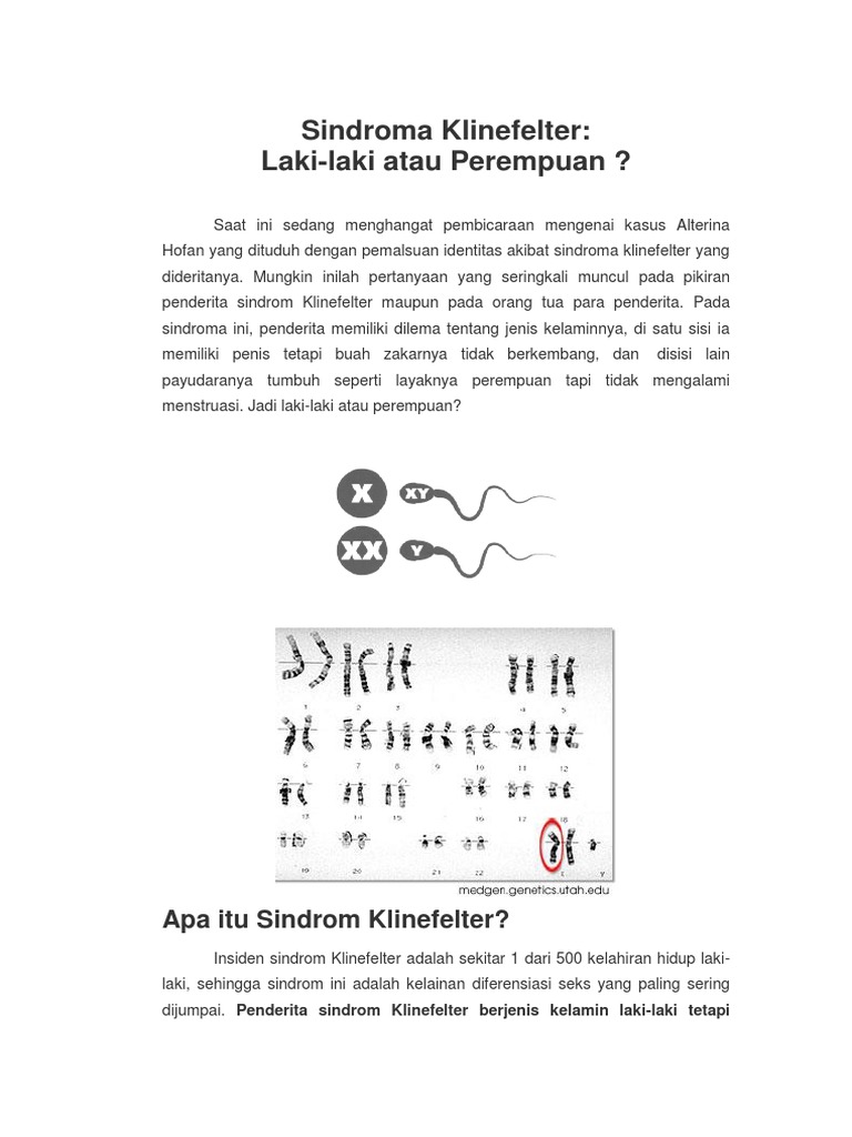 Klinefelter Syndrome | PDF