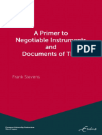 Primer Negotiable Instruments and Documents of Title