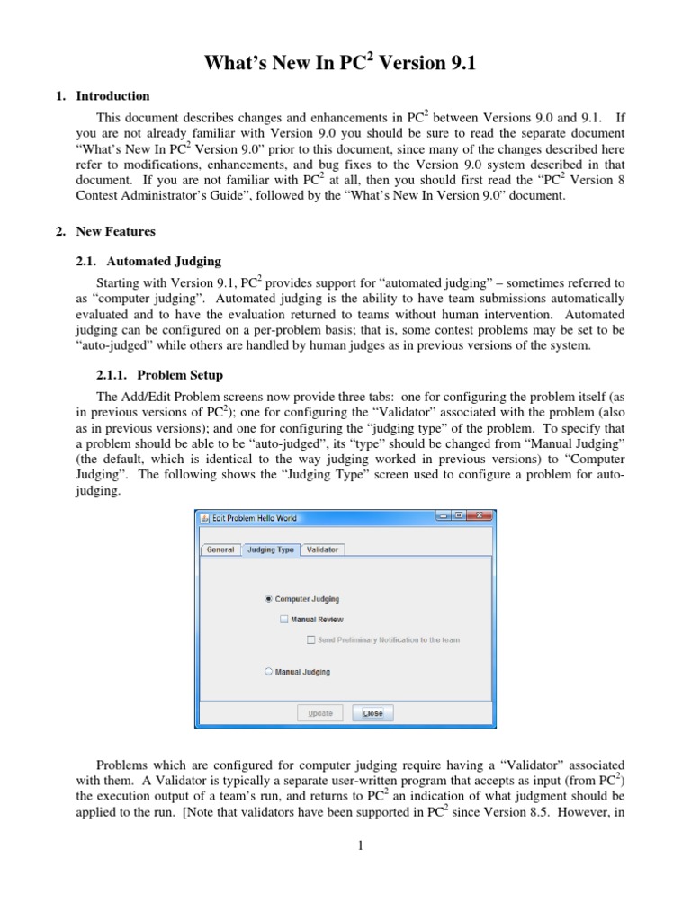 PC2 Version 9.1 Update Overview | PDF | Application Programming ...