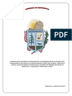 TDR Mejoramiento Del Servicio de Transitabilidad Cruce Tres Lagunas - Perlamayo Capilla-Coyunde Grande-Coyunde Palma, Distrito de Chugur, Provincia de Hualgayoc - Cajamarca. Código Snip 2337850