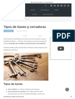 Tipos de Llaves y Cerraduras - Una Casa Diferente