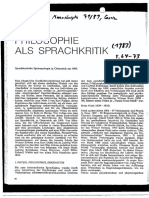 Weibel - PHILOSOPHIE ALS SPRA