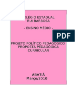 Projeto Politico Pedagogico 2010