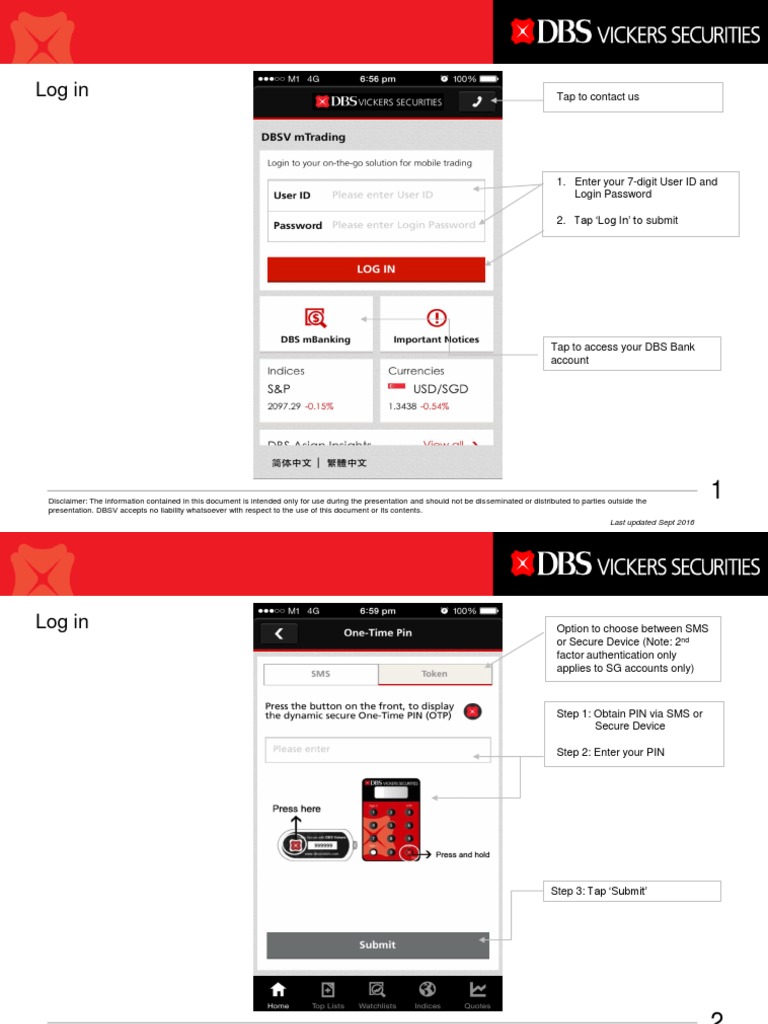 DBS Vickers Trading Platform Guide | PDF | Business | Computing And ...