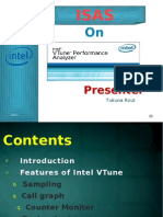 Slide of Intel Vtune