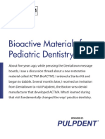 Bioactive Materials for Pediatric Dentistry