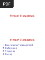 Lecture 5 - Memory Management