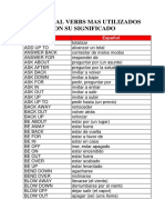 300 PHRASAL VERBS MAS UTILIZADOS EN INGLES. VERBOS FRASALES MÁS UTILIZADOS EN INGLES