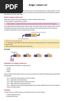 Single Linked List With An Example