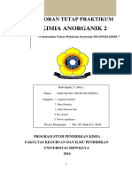 Laporan Kimia Anorganik Percobaan 8 PDF