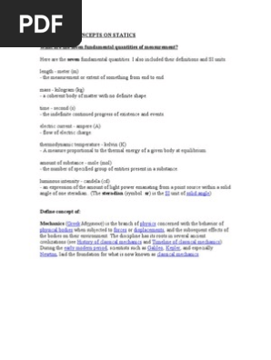 What Are The Seven Fundamental Quantities Of Measurement