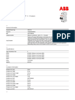 Miniature Circuit Breaker s200 2p C 10 Ampere