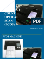 Precinct Count Optical Scan (PCOS) : Rhandy Jay F. Espra