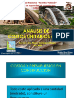 Análisis de Costos Unitarios (ACU)