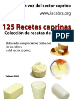 125 Recetas Caprinas - Queso de Cabra