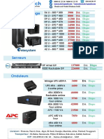 Liste de Prix