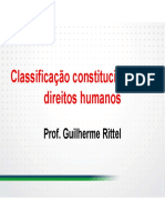 Classificacao Constitucional Dos Direitos Humanos