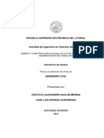 Diseño y Construcción A Escala Piloto de Un Prototipo de Sedimentador Rectangular PDF