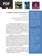 As religiões e o respeito à diversidade cultural
