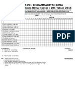 Blangko Jadwal Kosong Ranap Sahabat