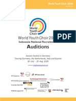 WYC 2020 - Information For Indonesian Singers