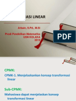 2. Transformasi Linear