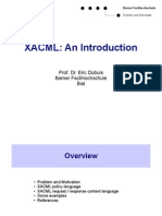 XACML: An Introduction: Prof. Dr. Eric Dubuis Berner Fachhochschule Biel