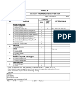 Hasil Preventive Fire Alarm Unit Contoh