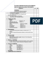 Instrucciones para Presentacion de Documento