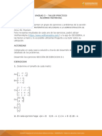 algebra lineal ejercicicos