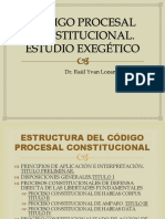 Codigo Procesal Constitucional