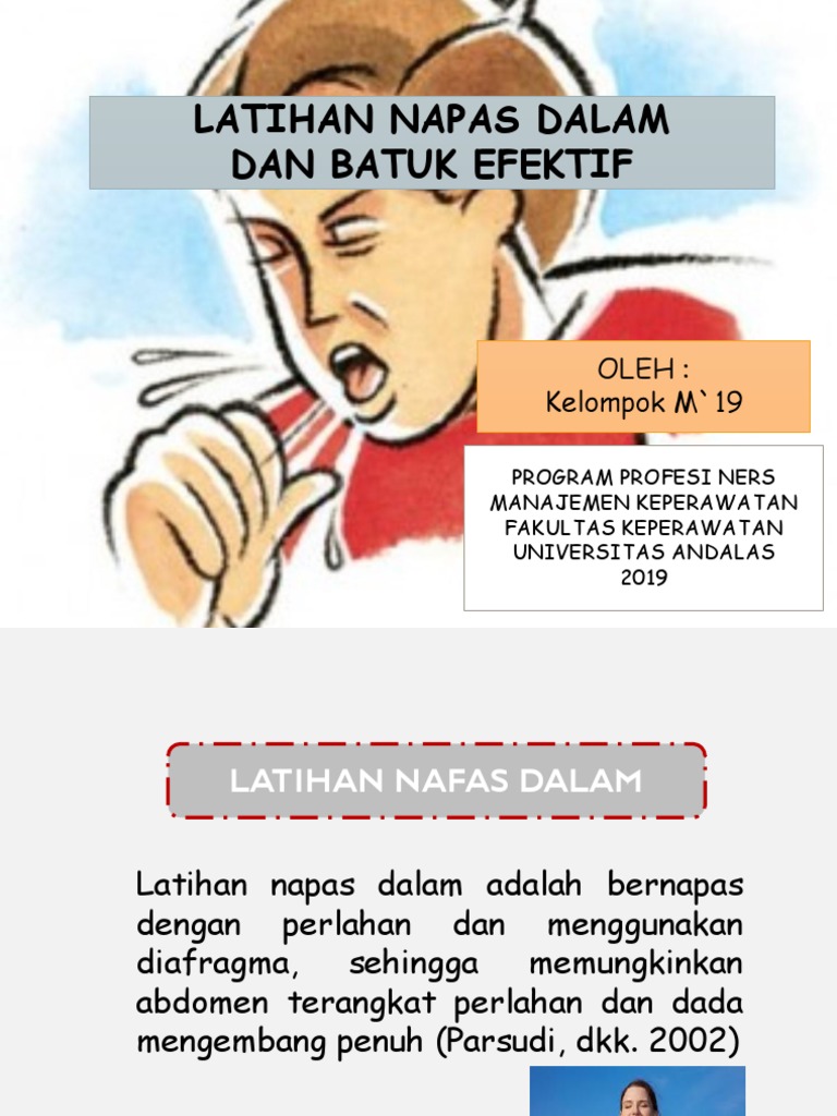 Teknik Batuk Efektif dan Latihan Napas | PDF | Karier & Perkembangan ...
