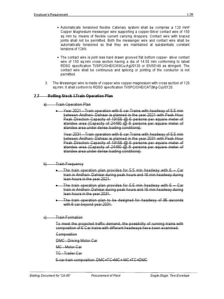 SOS Train Operation PDF | PDF | Wire | Train