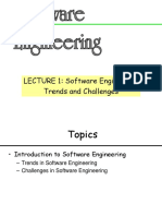 Lecture 1 Part Two- Software Engineering Trends and Challenges
