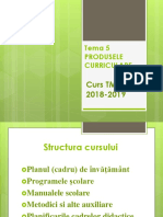 Tema 25 Produse Curriculare