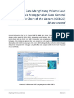 Panduan Cara Menghitung Volume Laut Indonesia Menggunakan Data General Bathymetric Chart of The Oceans (GEBCO) 30 Arc Second PDF
