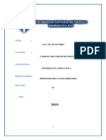 Informe Escrito Sobre Las TIC en El Perú PDF