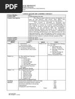 Model Course Outline - GE1