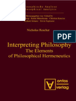 Nicholas Rescher-Interpreting philosophy_ the elements of philosophical hermeneutics  -ontos verlag (2007)_000.pdf