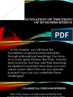 Foundation of The Principles of Business Ethics