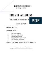Serban Nichifor (arr.): Irish Album - for violin or flute and piano