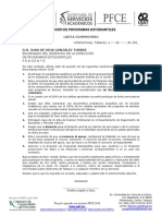 Carta compromiso para beca de titulación