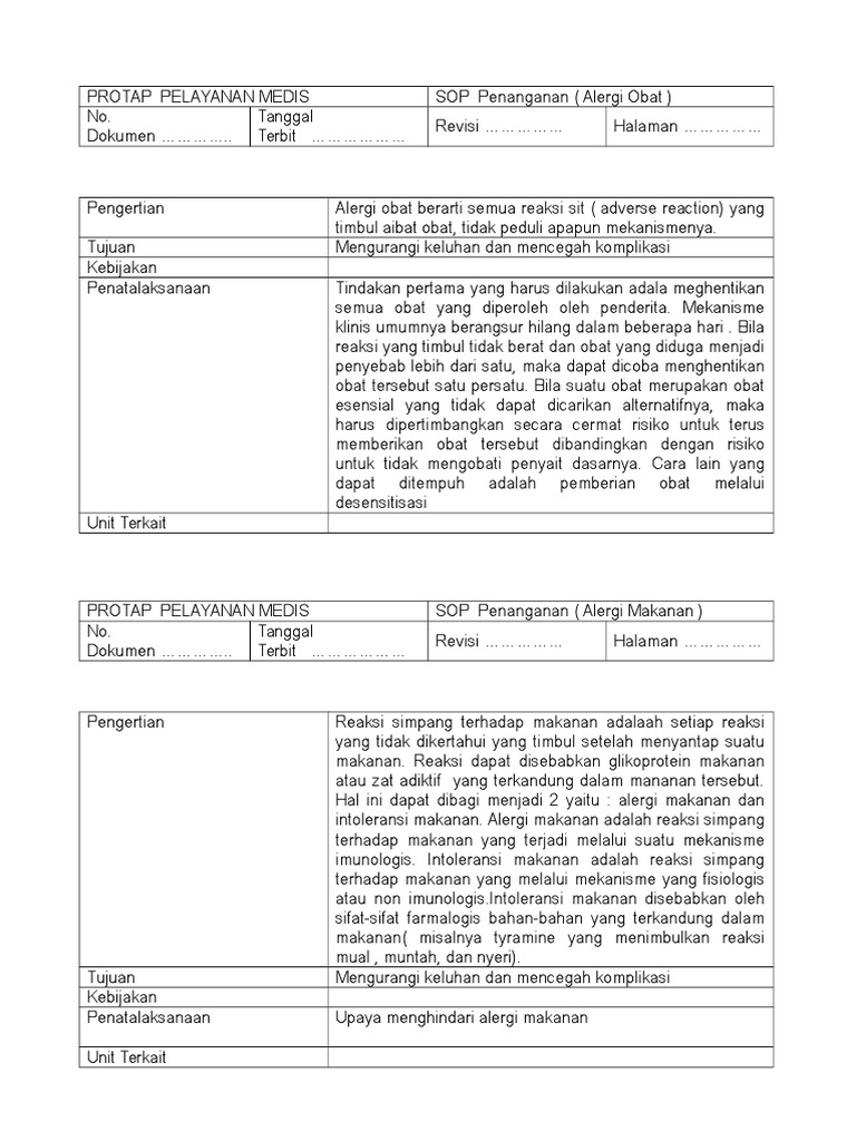 Protap Interna | PDF | Pengembangan Diri